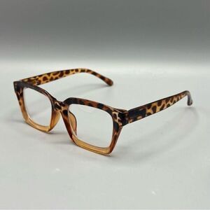 Tortoise Shell Square Reading Glasses .50